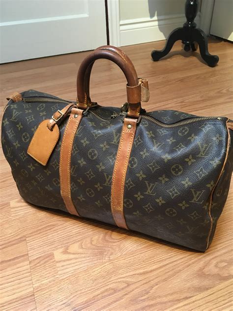 louis vuitton keepall used|louis vuitton keepall 50 vintage.